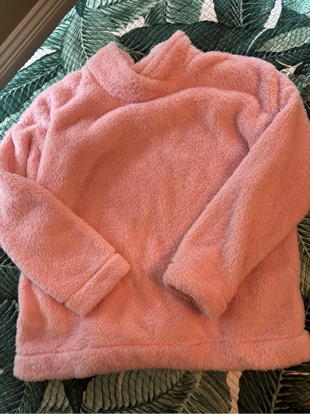 Jane and Bleecker Plush Funnel Neck Sweater - Light Pink